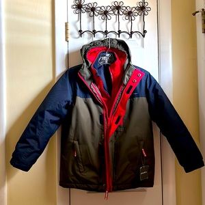 Red and Blue 3 in 1 jacket